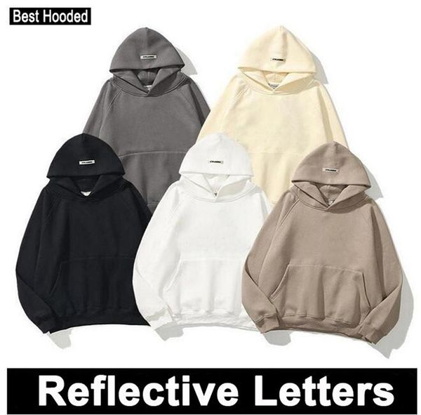

ess warm hooded hoodies mens womens fashion streetwear pullover sweatshirts loose hoodies lovers clothing ess essentail hoody, Black;brown