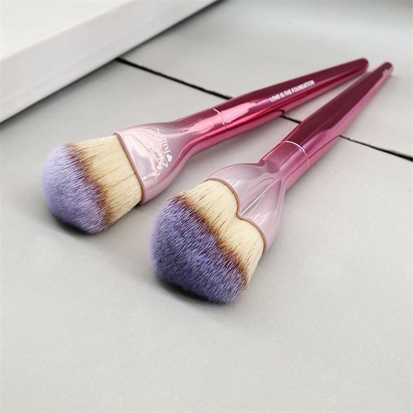 

makeup tools love beauty fully is the foundation brush pink heart shaped cream cosmetics 230217