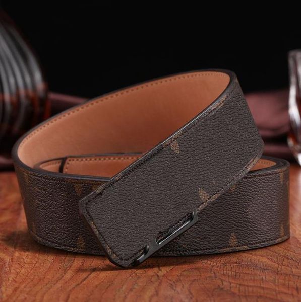 

golf belts for men designer mens womens fashion genuine leather male smooth buckle womans mans leather belt width 3.8cm wasdadsa, Black;brown