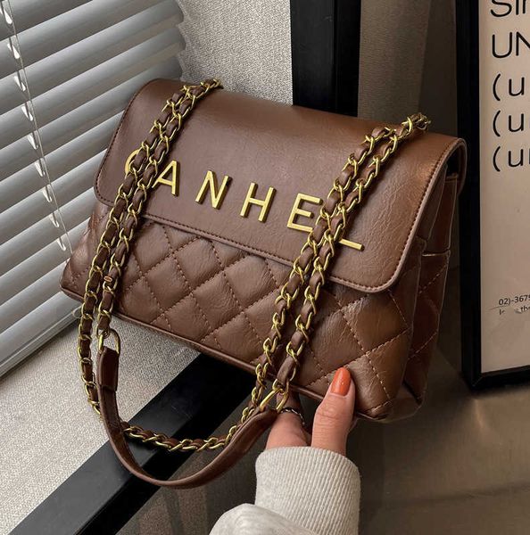 

handbag 2023 hand fashionable new shoulder lingge embroidered for women in autumn and fashion chain messenger versatile one-shoulder small b