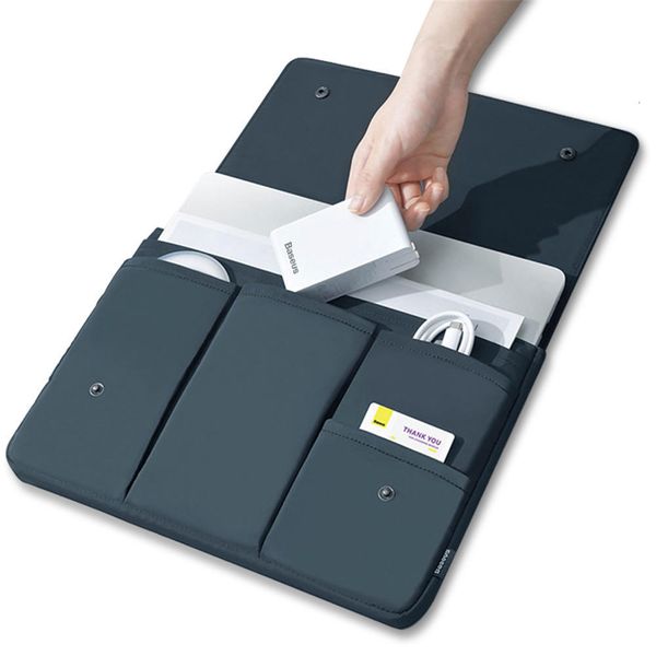 

briefcases 1316 in lapbag case office bussiness nylon file waterproof notebook sleeve pouch portable travel accessories 230220