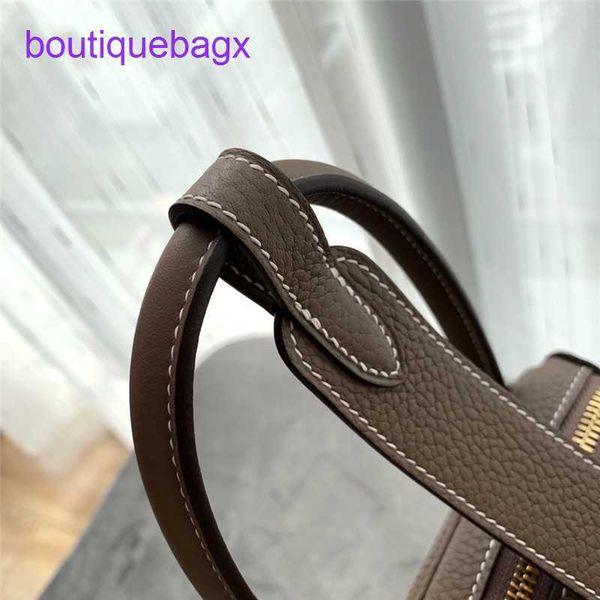 

authentic original designer lindi bags h ermes hand sewn wax thread h family bag female original factory togo leather medichave real logo