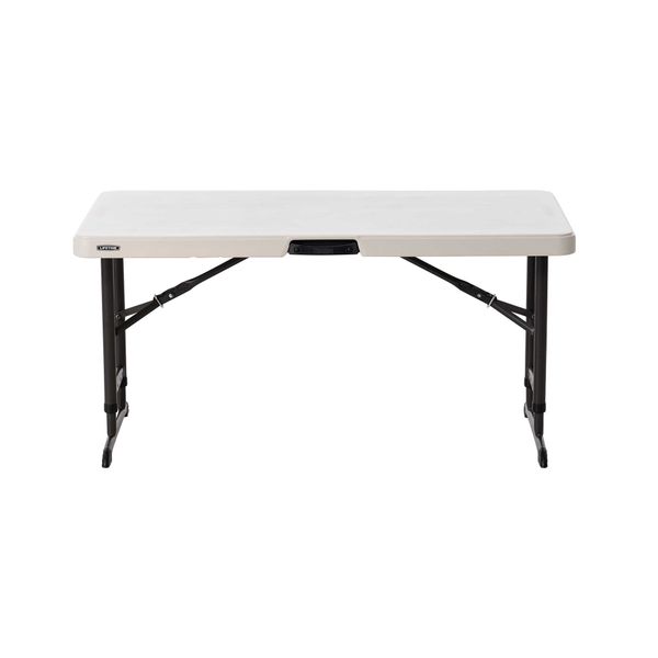 

lifetime products 4 ft commercial adjustable folding table camp table bunings