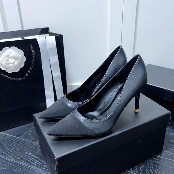 

stiletto womens shoes velvet matching pointy shoes dress shoes simple cute slipper sandals casual shoes cute star the same style dress shoes, Black