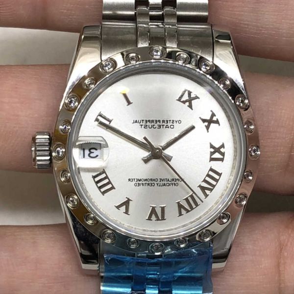 

wristwatches luxury custom bling iced out watches white gold plated moiss anite diamond watchess 5a replication mechanical fi0v, Slivery;golden