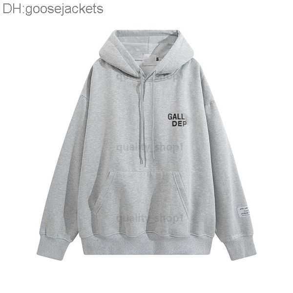

designer american mens galleryes depts streetwear hoodies sweater fashion brand womens loose t shirts clothing high street printed 7dbbd, Black