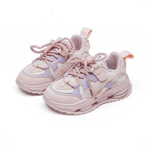 

2023 spring new versatile leisure chil1en's sports shoes boys' running shoes campus big boy's dad's shoes, Black