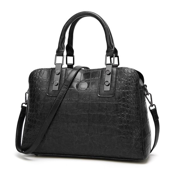 

fashion handbag alligator women's bag simple style pu shoulder bag