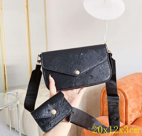 

hot topbags Chain luxury Designer Bag Wallet Cross Body Shoulder Purse Fashion Lady Shopping Handbag Women Letter Popular Totes Trio 3pcs tote bag, No bag