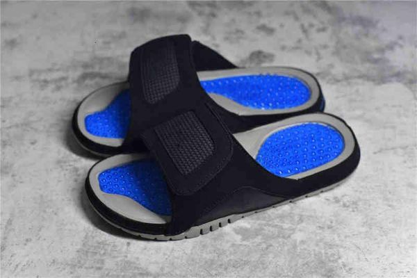 

sports slippers mens retro hydro iv 4 slides basketball flip flops slide shoes slippers jumpman4 4s navy blue royal white black grey women s