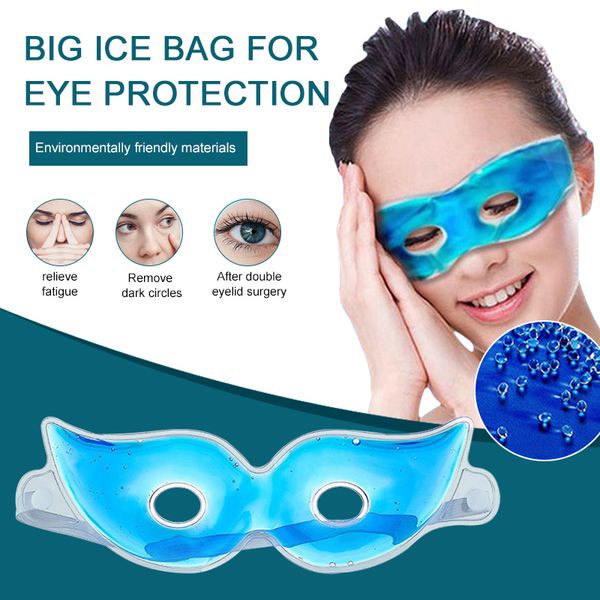 

eye massager ice mask gel reusable cold cooling soothing relief tired fatigue relaxing pad remove dark circles bag 230217