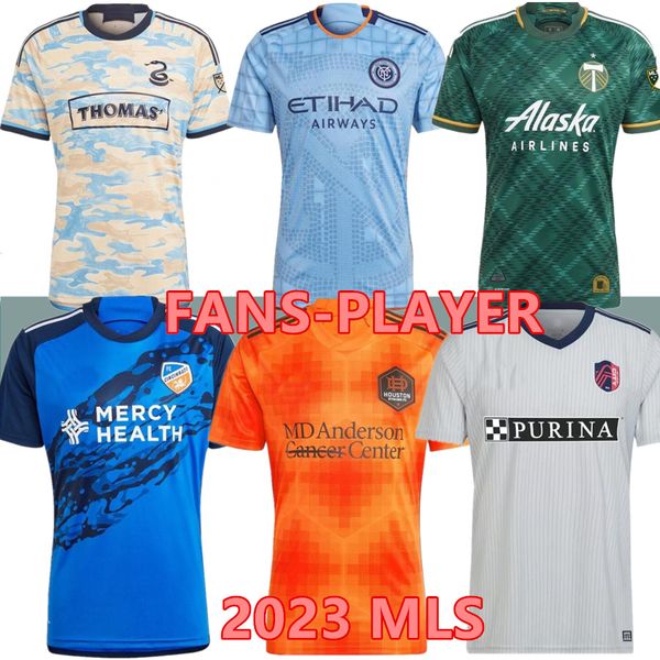 

2023 portland houston timbers dynamo soccer jersey inter st.  ouis city miami 23 24 new york city philadelphia fc cincinnati union columbus, Black;yellow