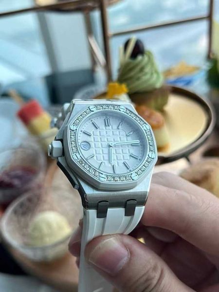 

wristwatches luxury custom bling iced out watches white gold plated moiss anite diamond watchess 5a replication mechanical vgk9, Slivery;golden