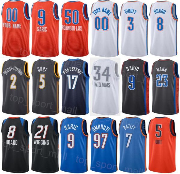 

men woman print basketball chet holmgren jerseys 7 tre mann 23 eugene omoruyi 97 aleksej pokusevski 17 isaiah joe 11 lindy waters iii 12 aar, Black;red