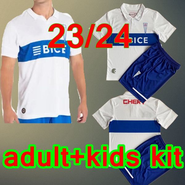 

23 24 catholic university men soccer jerseys 9 zampedri 8 saavedra 19 fuenzalida 10 puch 2023 2024 chile univ catolica jersey adults shirt k, Black