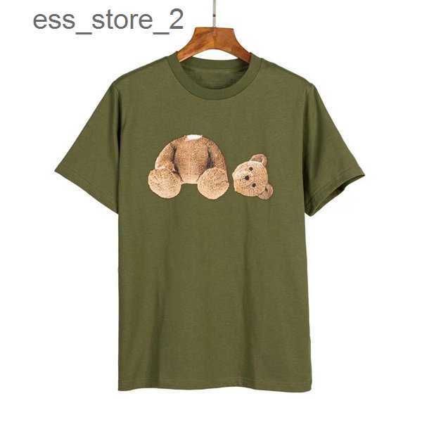 

bear 2021 t shirt cotton short-sleeved fashion men and women t-shirt couple models printed 4 a4pk, White;black