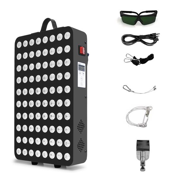 

face massager 660 850nm near infrared and red light therapy home use device high power led lamp for anti aging pain relief 230217