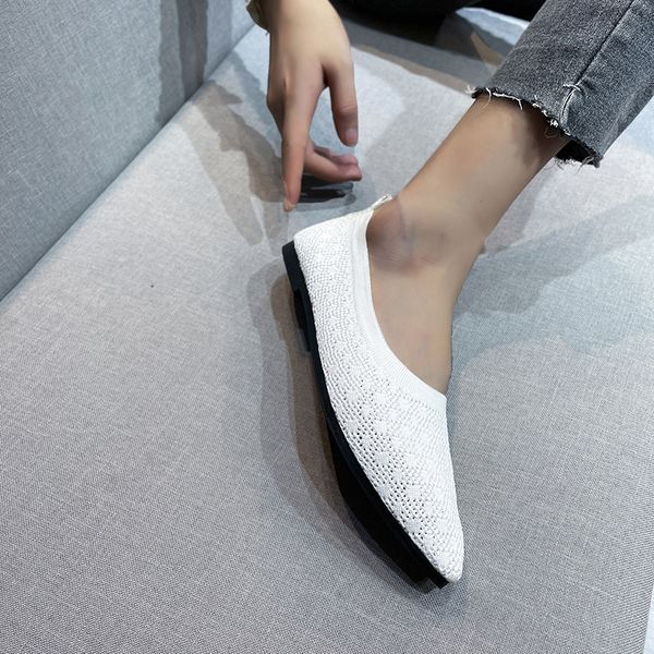 

dress shoes 2023 spring and autumn women's fashion casual solid comfort classic sports flat zapatos de mujer 230220, Black