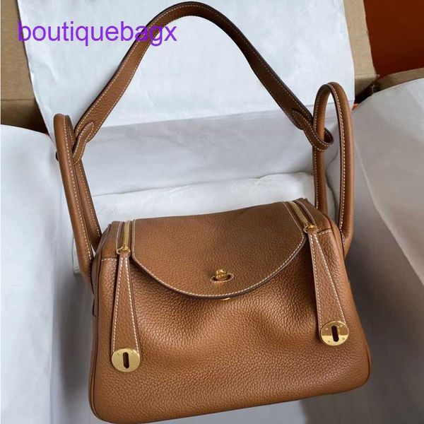 

designer lindi bags herme 2023 new handmade togo cowhide doctor women's one shoulder handbag mini medicine