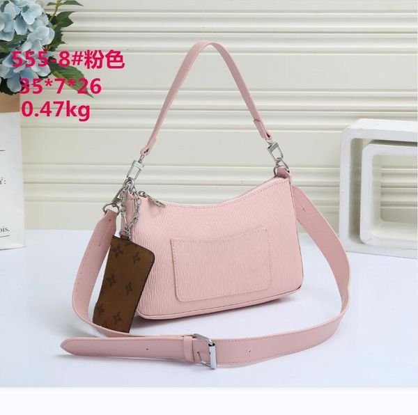 

classic fashion women messenger bags wallet purse handbag evening travel shoulder bag with dustbag card leather quality women 2 pcs bag set