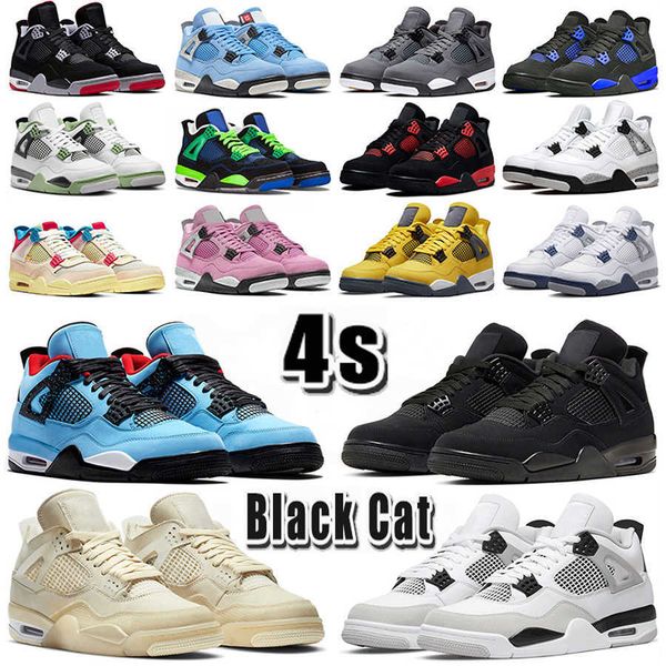 

shoes jumpman 4 men woman 4s thunder sail black cat oreo retro infrared metallic purple cool grey university pink sports womens outdoor snea