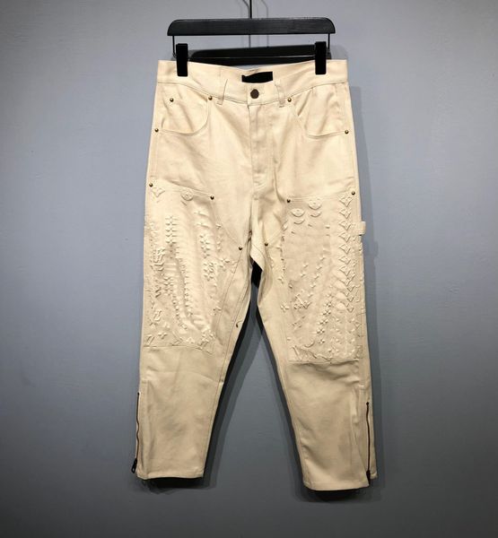 

size men's plus pants spring and summer new straight casual pants with rope e2s2, Black;brown