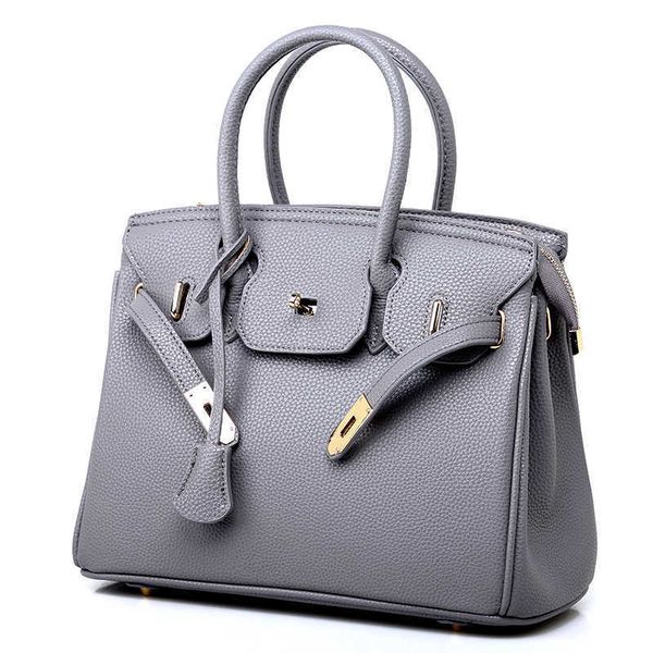 

bags herme birkins women's bag new women's bag fashion litchi pattern bag oblique span single shoulder women's handbag