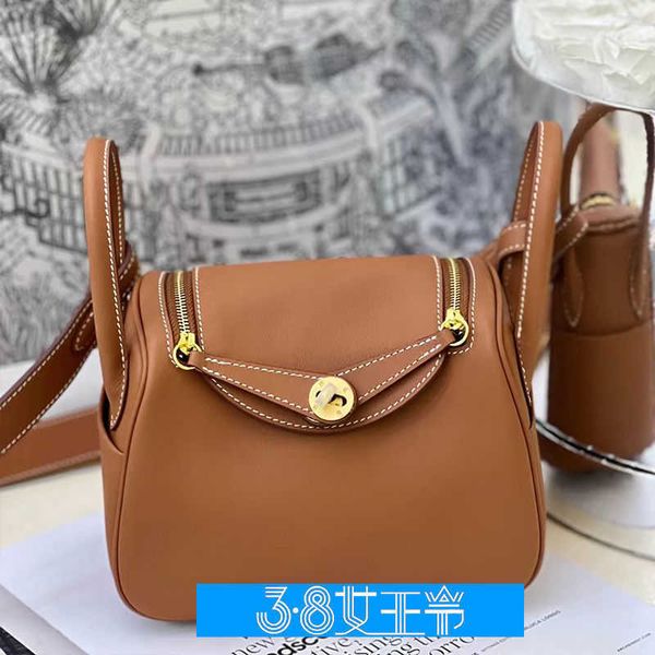 

designer herme lindi bags online outlet lady light luxury commuter tote women's head layer cowhide mini pillow