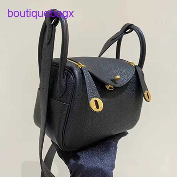 

original designer lindysi bag h on ale 2023 fahion trend layer lychee grain cow leather one houlder portable doctor bag togo women