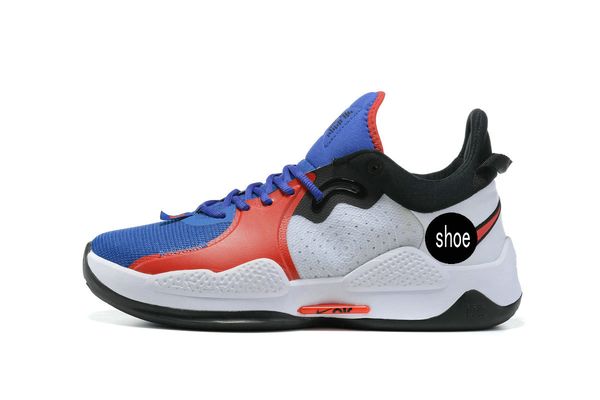 

other sporting pg 5 goodswhite/red/blue paul george men basketball shoes 5s internal air cushion breathable wear-resistant low-cut sports sn
