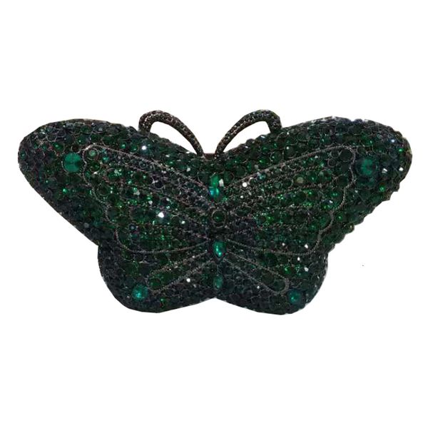 

evening bags the latest design butterfly shape single shoulder crystal diamond chain dinner bag wedding party 230220
