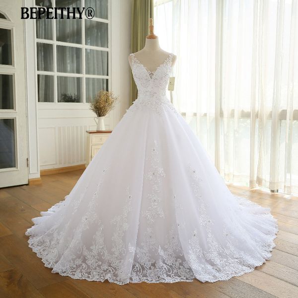 

party dresses gorgeous wedding dress with lace vestido de novia princesa vintage real image ball bridal gown for women 230220, White;black