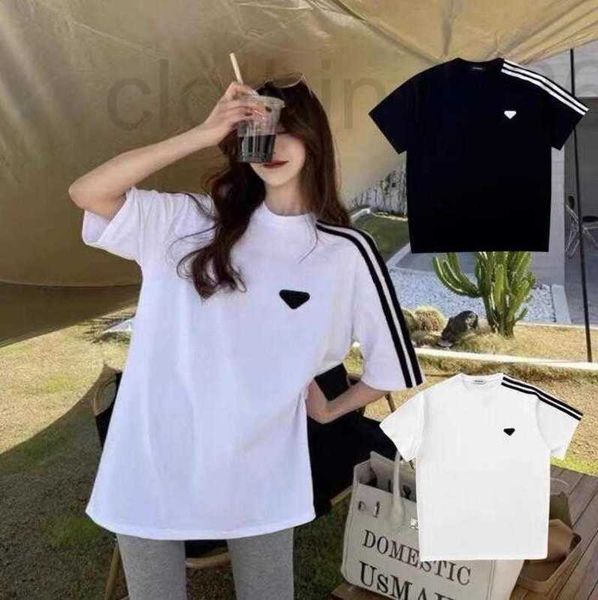 

designer 2022 new prd fashion brand womens t shirt high-end men t-shirt cotton round neck double yarn fabric soft and comfortable harajuku t, White
