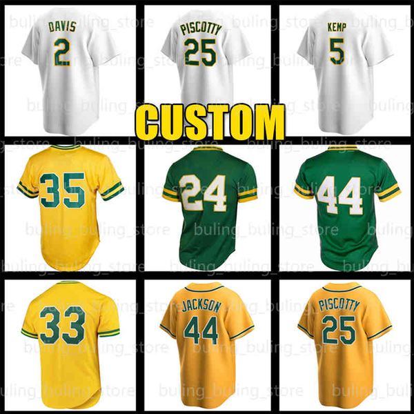 

44 reggie jackson 24 35 rickey henderson baseball jersey jose canseco oakland jesus aguilar 15 seth brown manny pina athletics tony kemp kev, Blue;black