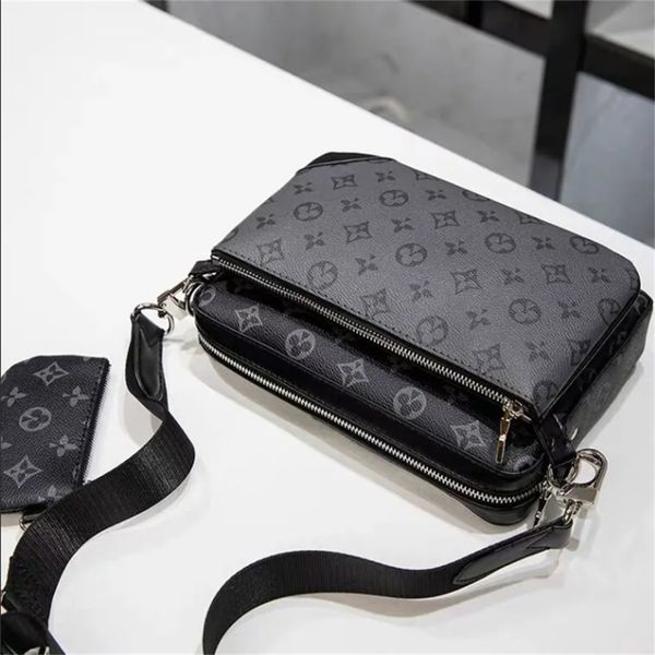 

fashion evening cross body shoulder bags wallets leather patchwork men women handbag designer handbags wallet phone bag