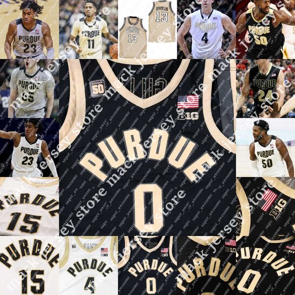 

basketball jerseys ncaa purdue boilermakers basketball jersey jaden ivey zach edey brandon newman mason gillis ethan morton fletcher loyer, Black;red