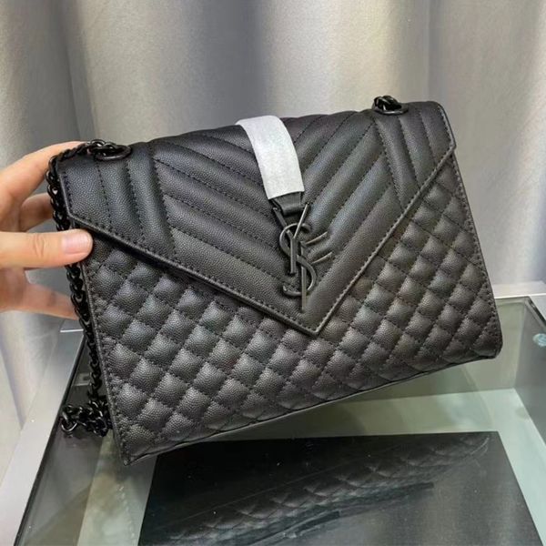 

designers leather women shoulder bags classic crossbody luxury handbags clutch purses ladies brand tote flap wallet gold silver black chain