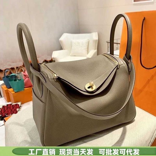 

designer herme lindi bags online outlet hong kong women's 2023 new fashionable lichee pattern genuine leather