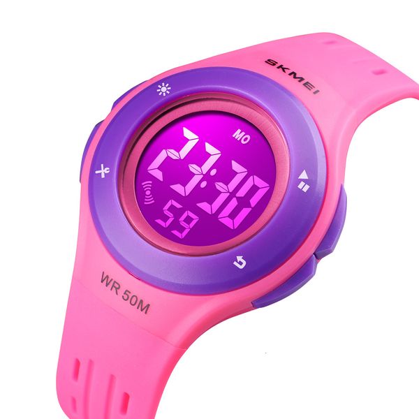 

children's watches skmei children watch kids silicone electronic digital clock wristwatches for child and girls quartz 230220, Blue