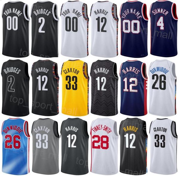 

men woman print basketball nic claxton jerseys 33 yuta watanabe 18 dayron sharpe 20 dru smith 9 royce oneale 00 ben simmons 10 seth curry 30, Black;red