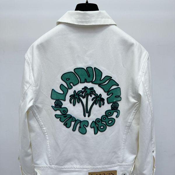 

2023 fall new fashions mens designer luxury white demin jacket - us size jackets - wonderful designer demin jacket for men, Black;brown