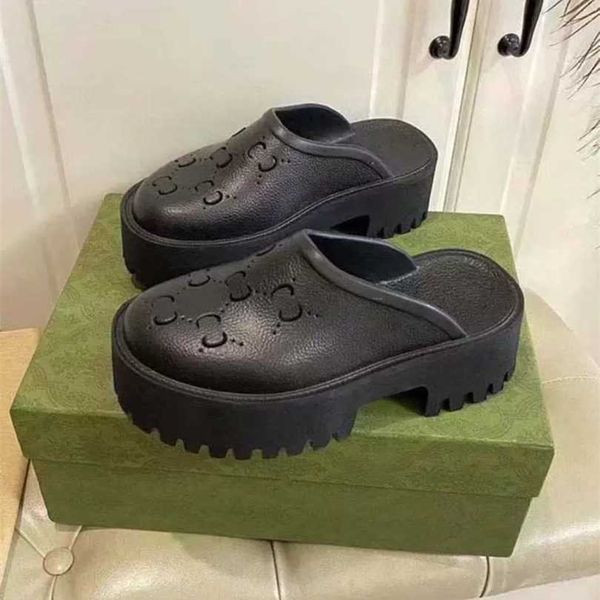 

slippers designer ladies slippers womens rubber thick sole fashion new styles suitable for various places or outdoor activities full of pers, Black