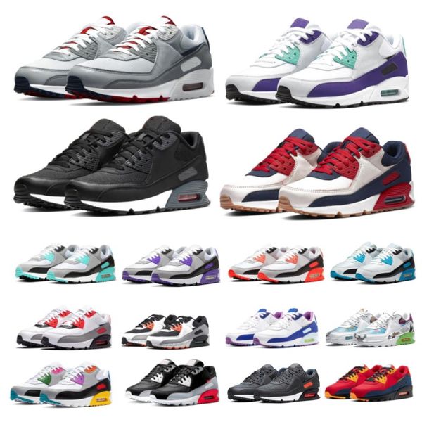 

new unc 90 men running shoes 90s white leather mesh supernova dust grey malt camo valentines day home away black infrared women mens trainer