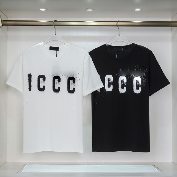 

t shirt men's women's designer 2023 men's t-shirts fashion men's casual men's clothing street polo short sleeve t s, White;black
