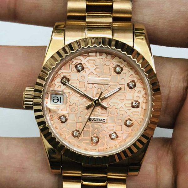 

wristwatches luxury custom bling iced out watches white gold plated moiss anite diamond watchess 5a replication mechanical sc68, Slivery;golden