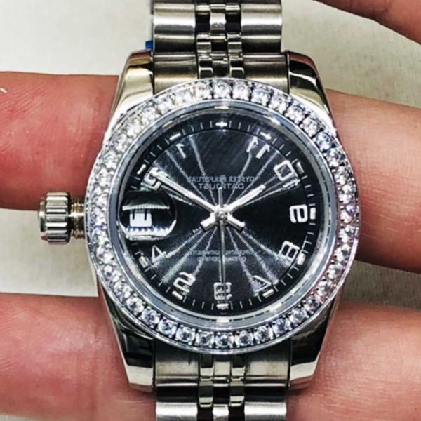 

wristwatches luxury custom bling iced out watches white gold plated moiss anite diamond watchess 5a replication mechanical zzn3, Slivery;golden