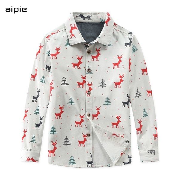 

tshirts year pattern printing children shirts cotton fullsleeved boy's for 312 wear thick warm 230220, Blue
