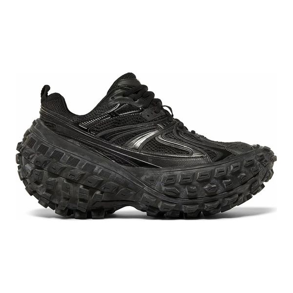

defender designer casual shoes triple black white sand dark green platform sneaker tyre sole tire fashion luxury mens womens thick outdoor t