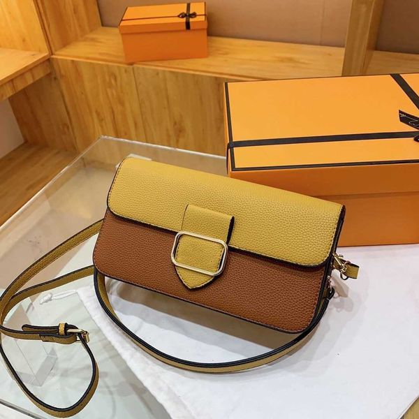 

brand designer bags handbag shoulder crossbody bags tote bag 2023 new women fashion texture leather versatility simple color portable factor