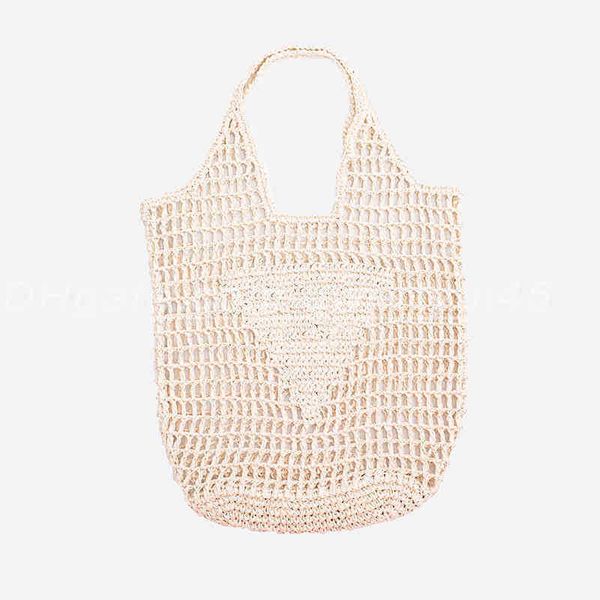

shoulder bags fashion luxury brand p woven style handbag for women trendy designed affia fiber weaving hollowed out tote bag holiday beach b